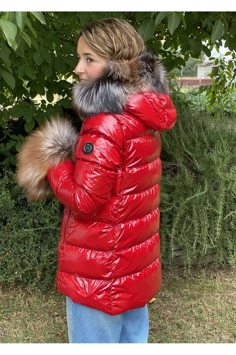 Plumífero Mujer Henry Arroway bella bright red