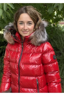 Plumífero Mujer Henry Arroway bella bright red