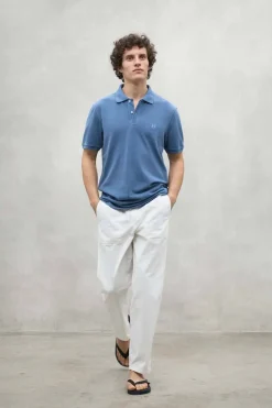 polo Hombre Ecoalf tedan 168 light indigo