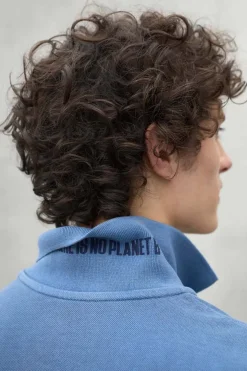 polo Hombre Ecoalf tedan 168 light indigo