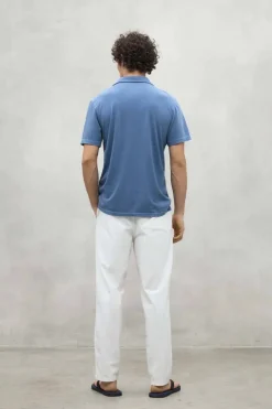polo Hombre Ecoalf enzo 168 light indigo