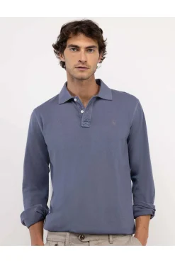 Polo Hombre El Ganso Manga Larga 1100W250012 Petróleo
