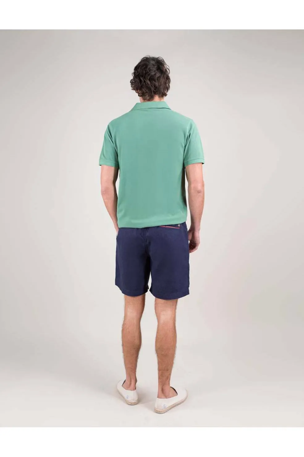 Polo Hombre El Ganso Piqué Garment Dyed 1100s250037 verde