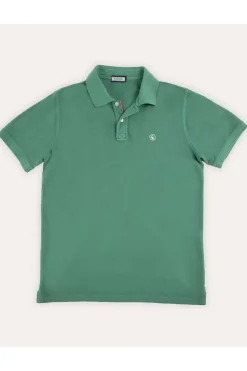 Polo Hombre El Ganso Piqué Garment Dyed 1100s250037 verde