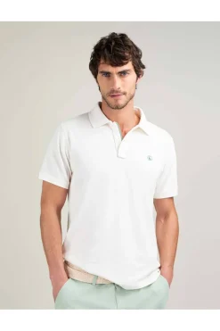 Polo Hombre El Ganso Piqué Garment Dyed 1100s250046 blanco