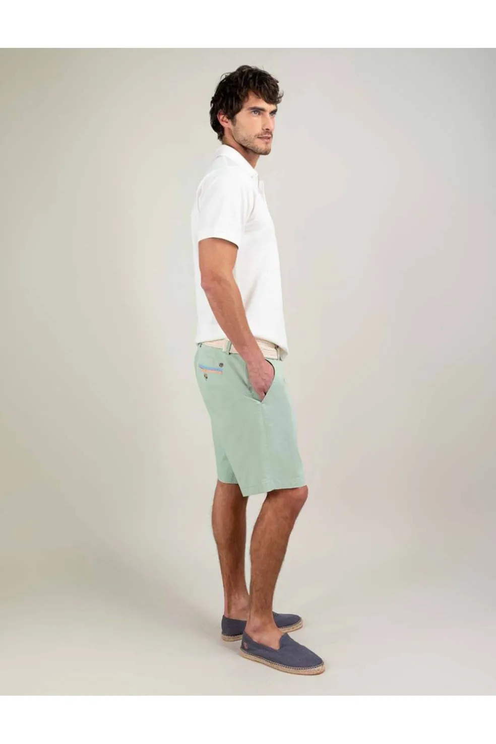 Polo Hombre El Ganso Piqué Garment Dyed 1100s250046 blanco