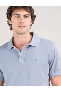 Polo Hombre El Ganso Piqué Garment Dyed 1100s250097 Azul