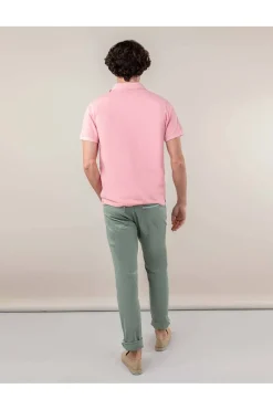 Polo Hombre El Ganso 1100s240011 Dyed Rosa