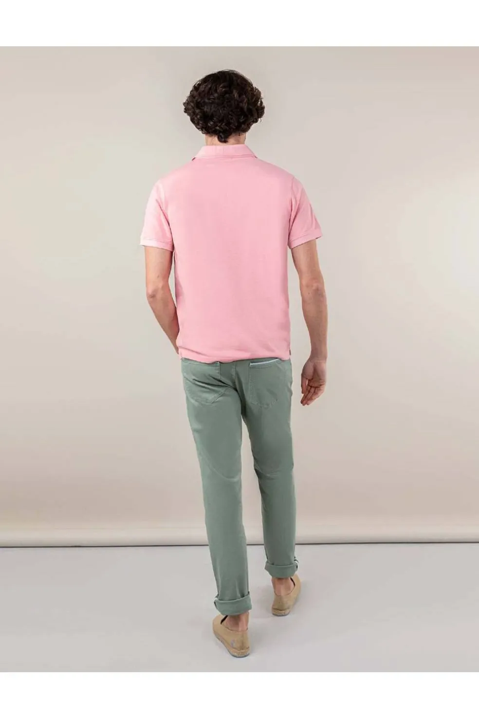 Polo Hombre El Ganso 1100s240011 Dyed Rosa