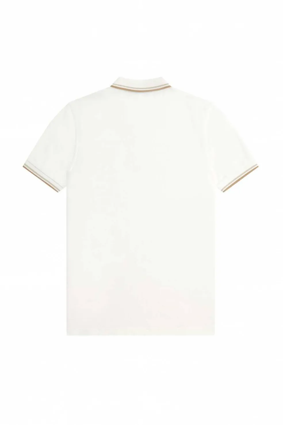 polo hombre Fred Perry m3600 u83 blanco nieve avena gris piedra