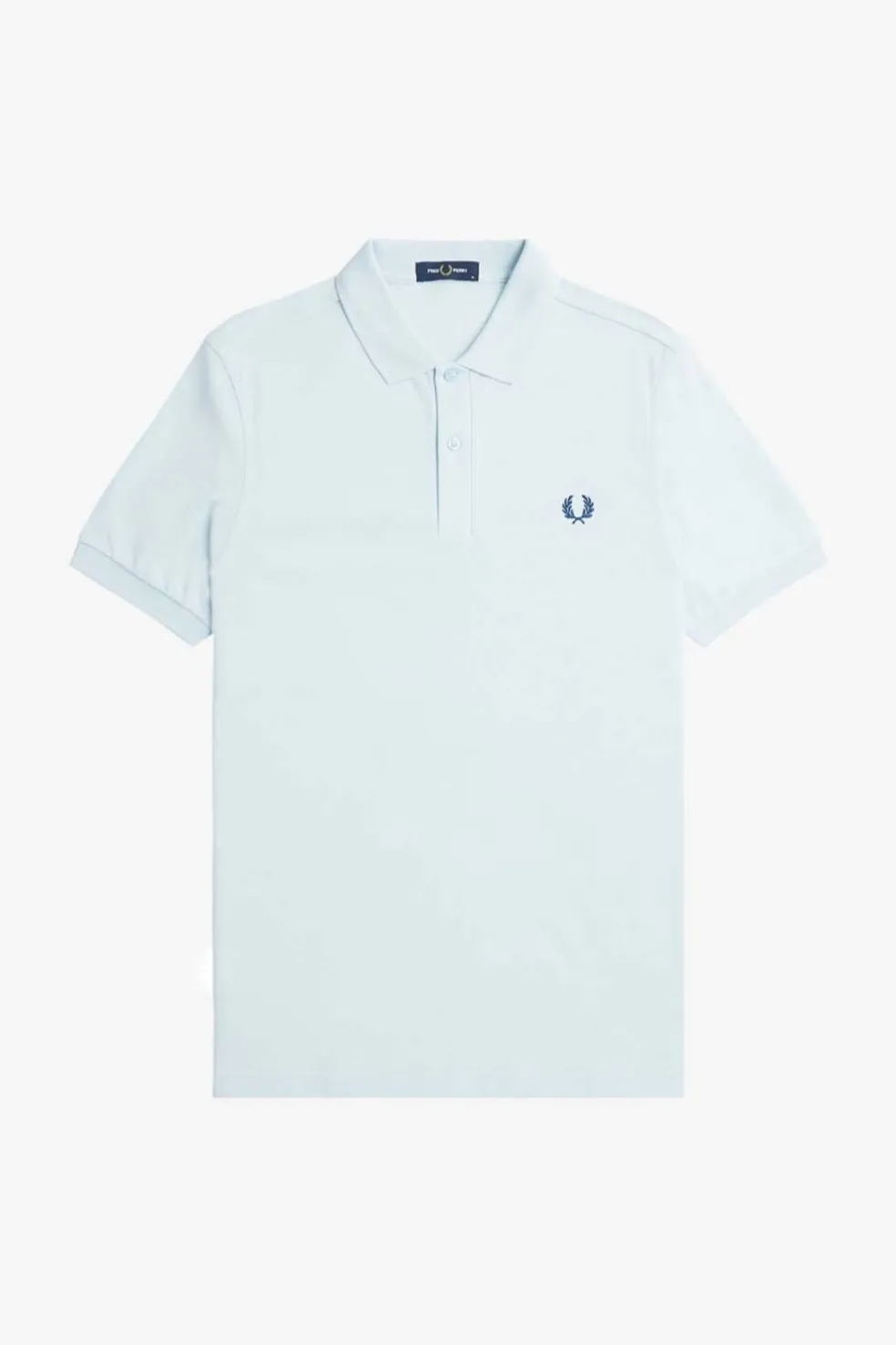 polo hombre Fred Perry m6000 v08 hielo claro azul medianoche