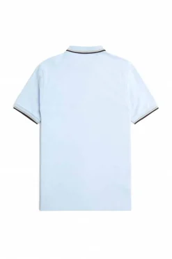 polo hombre Fred Perry m3600 v02 hielo claro
