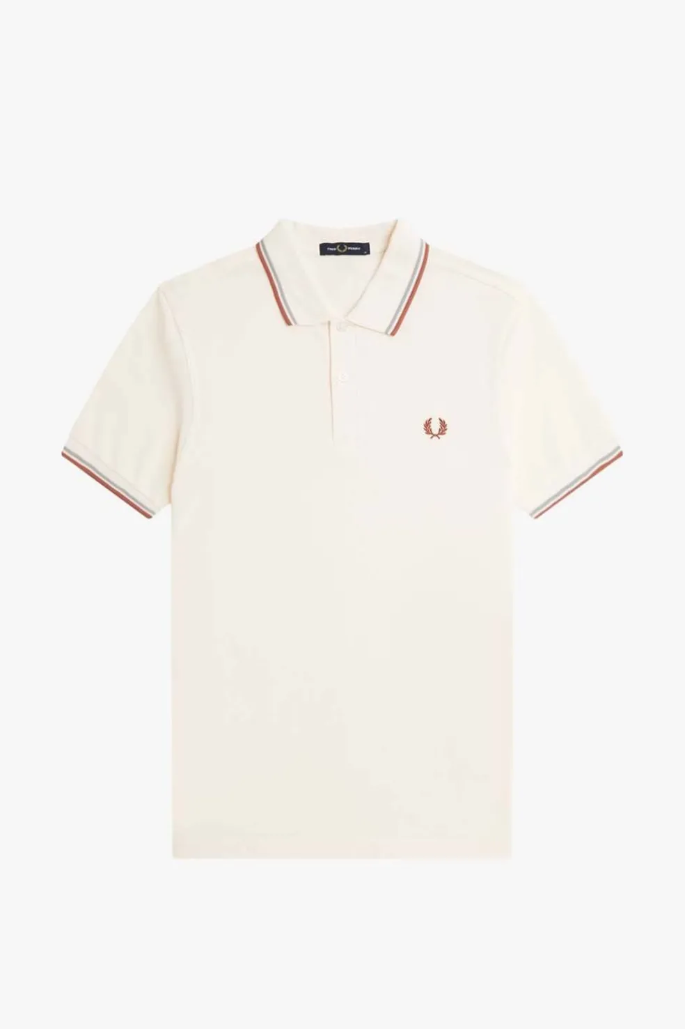 polo hombre Fred Perry m3600 y20 crudo claro