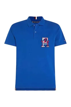 polo Tommy Hilfiger de corte regular con monograma th mw0mw34842 c5j
