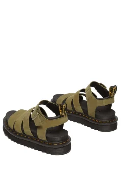 Sandalia Dr. Martens Blaire Tumbled Nubuck Muted Olive 31735357