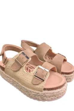 Sandalia Infantil Mustang 49082 c58312 natural taupe