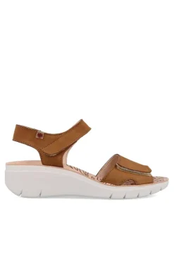 Sandalia laura azaña la25414 nobuck cuero