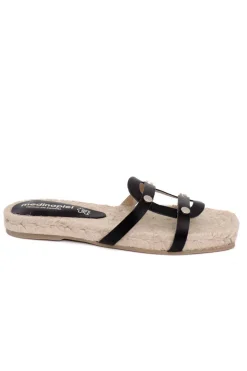 sandalia medinapiel boston negro