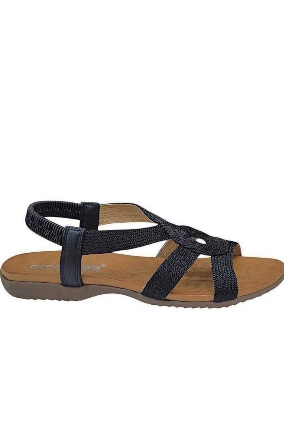 Sandalia Mujer Amarpies abz28691 negro