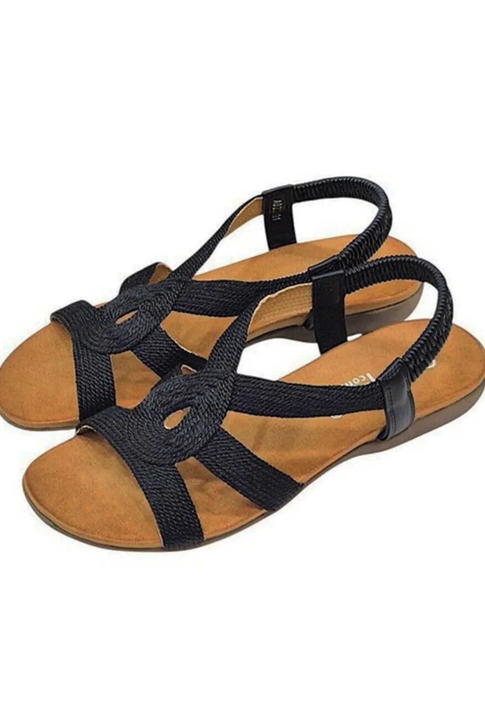 Sandalia Mujer Amarpies abz28691 negro
