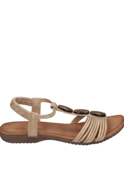 Sandalia Mujer Amarpies abz28688 platino