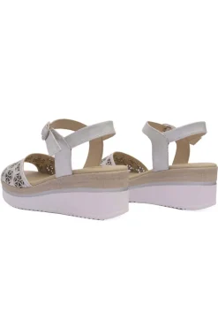 Sandalia Mujer Baerchi 80200 Metalizado Hielo