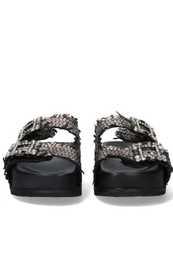 Sandalia Mujer BeFree Mary 212 Leather Pewter