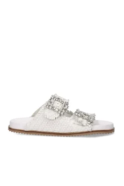 Sandalia Mujer BeFree vicky 271 white silver