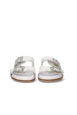 Sandalia Mujer BeFree vicky 271 white silver