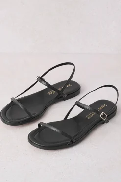 Sandalia Mujer Bryan Milan 8521 Piel Negro