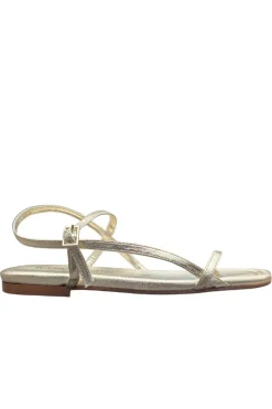 Sandalia Mujer Bryan Milan 8521 Metalizado Desert