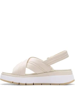 Sandalia mujer Clarks tuscan cross cream