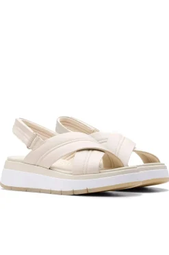 Sandalia mujer Clarks tuscan cross cream