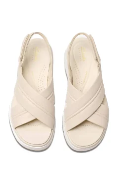 Sandalia mujer Clarks tuscan cross cream