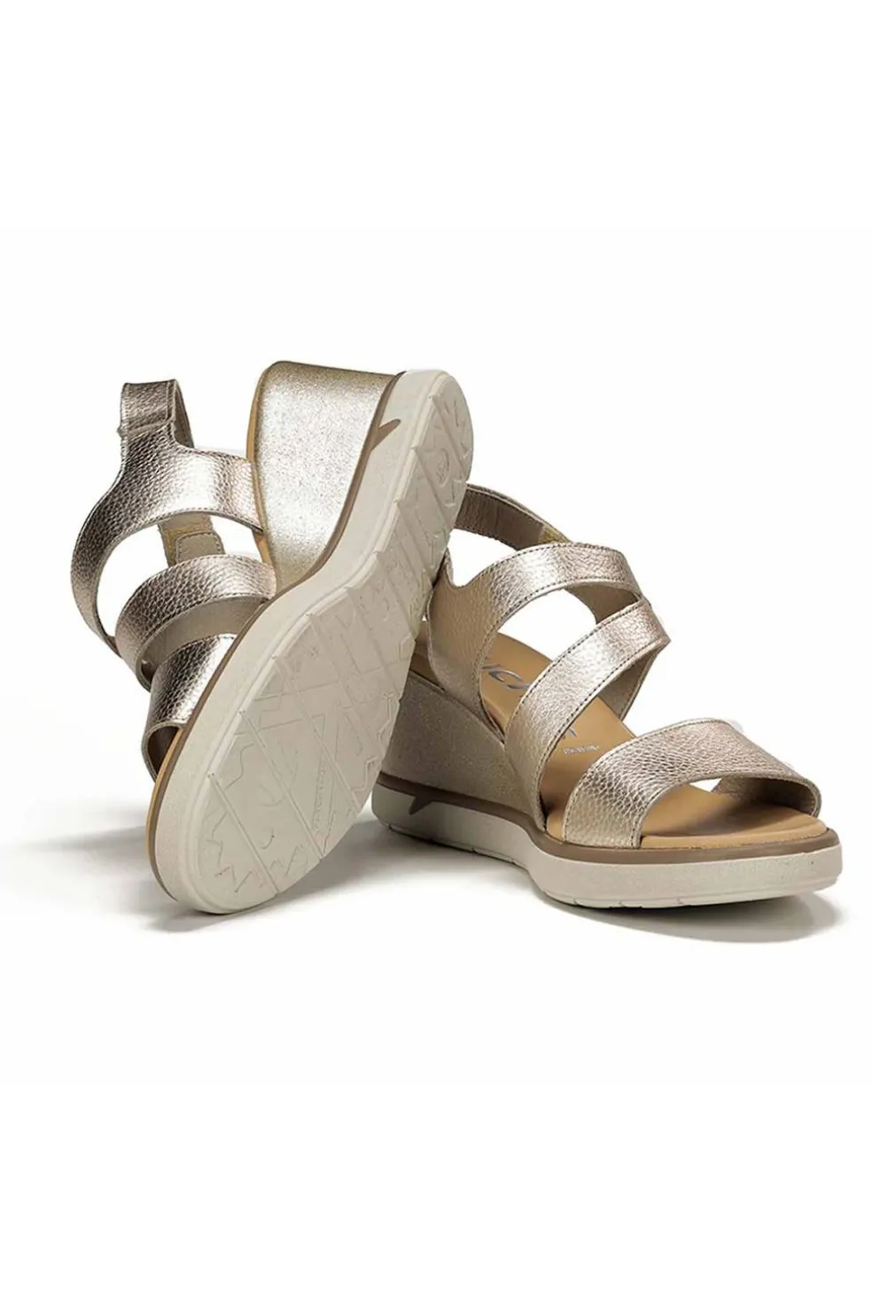 Sandalia Mujer Fluchos smash f1973 platino