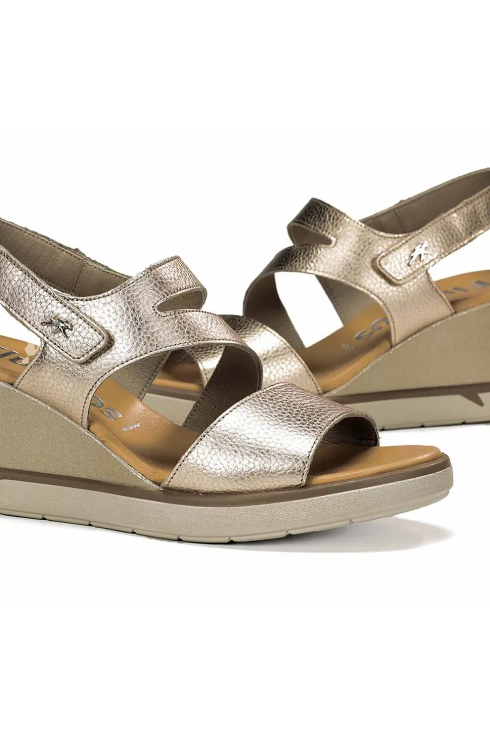 Sandalia Mujer Fluchos smash f1973 platino