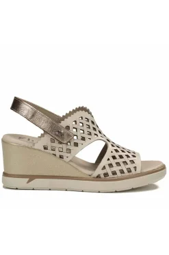 Sandalia Mujer Fluchos Smash F1972 Tibet Laminado Cava