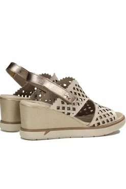 Sandalia Mujer Fluchos Smash F1972 Tibet Laminado Cava