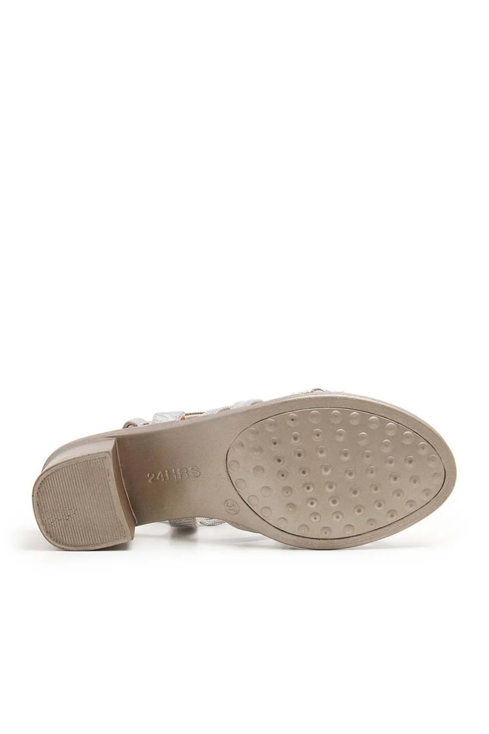 Sandalia Mujer 24HRS 26047 Crema Beige