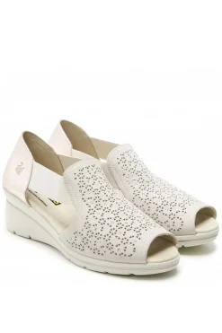 Sandalia Mujer 24hrs 26453 crema