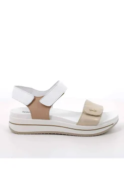 Sandalia mujer Igi & Co 7675444 platino bianco