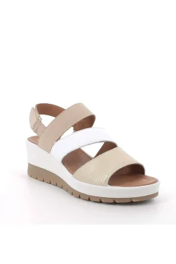 Sandalia mujer Igi & Co 7664644 platino bianco