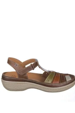 Sandalia Mujer Laura Azaña LA11986BI Combi Coñac