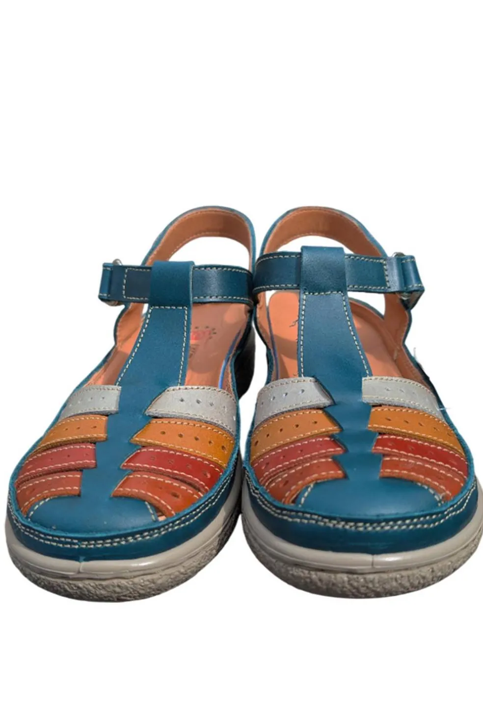 Sandalia Mujer Laura Azaña LA11986BI Combi Turquesa