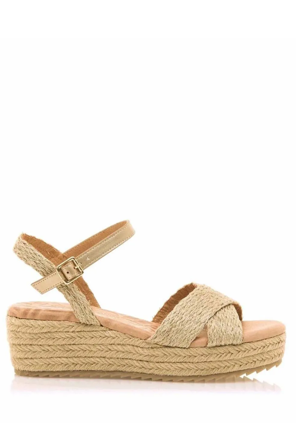 Sandalia Mujer Mustang Lita 59553 C56000 Yute Natural