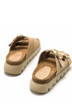 Sandalia Mujer Mustang Lion 54160 C52926 Serraje Sand