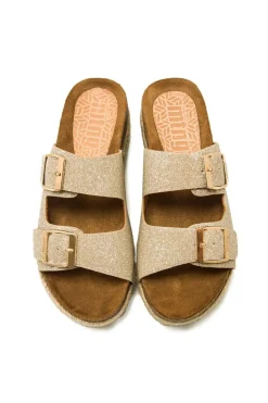Sandalia Mujer Mustang Perla 53043 C57920 Cater Champagne