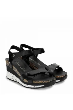 Sandalia mujer Panama Jack nica sport b10 napa negro