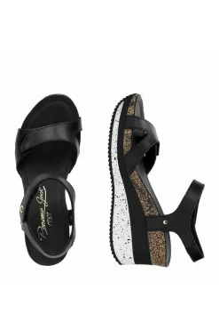 Sandalia mujer Panama Jack nica sport b10 napa negro