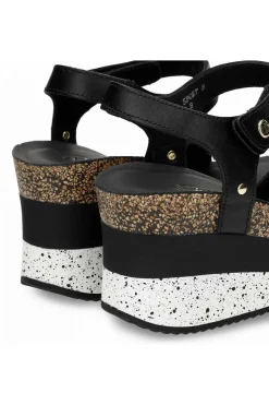 Sandalia mujer Panama Jack nica sport b10 napa negro